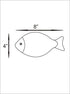 Flying Fish (Hanging Plate) Big